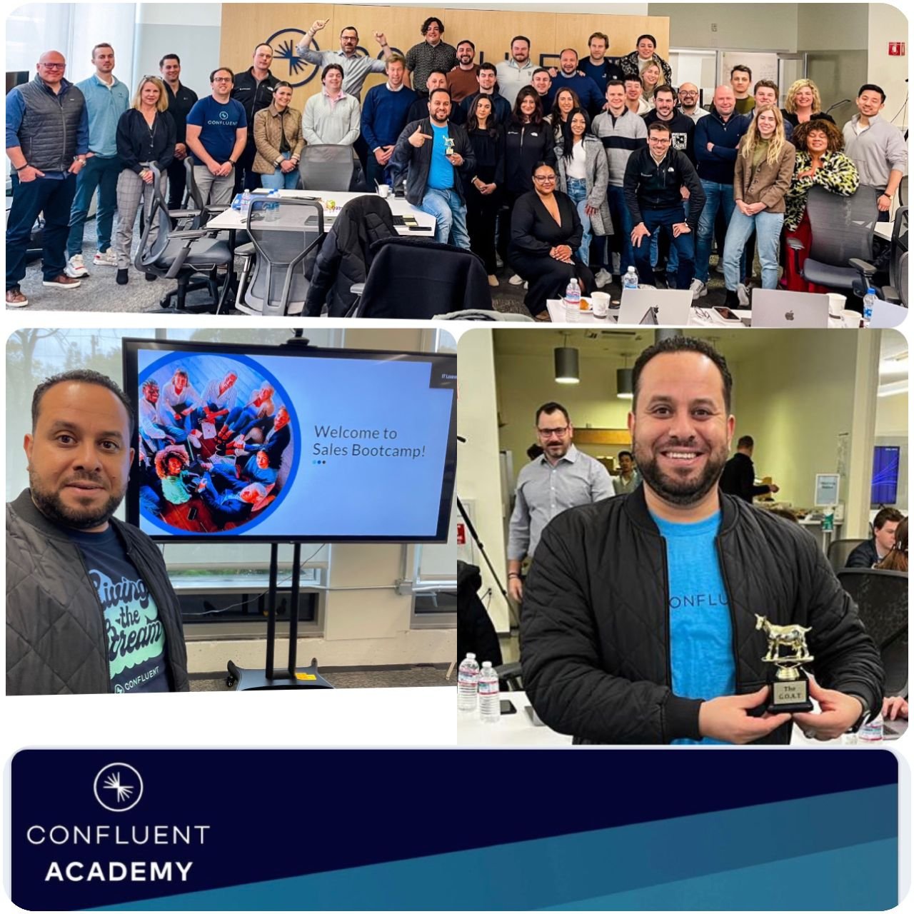 Confluent Sales Bootcamp cohort at Confluent HQ, San Francisco, March 2023