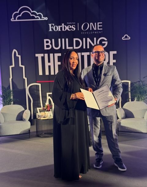 Certificate of Appreciation — Forbes Middle East